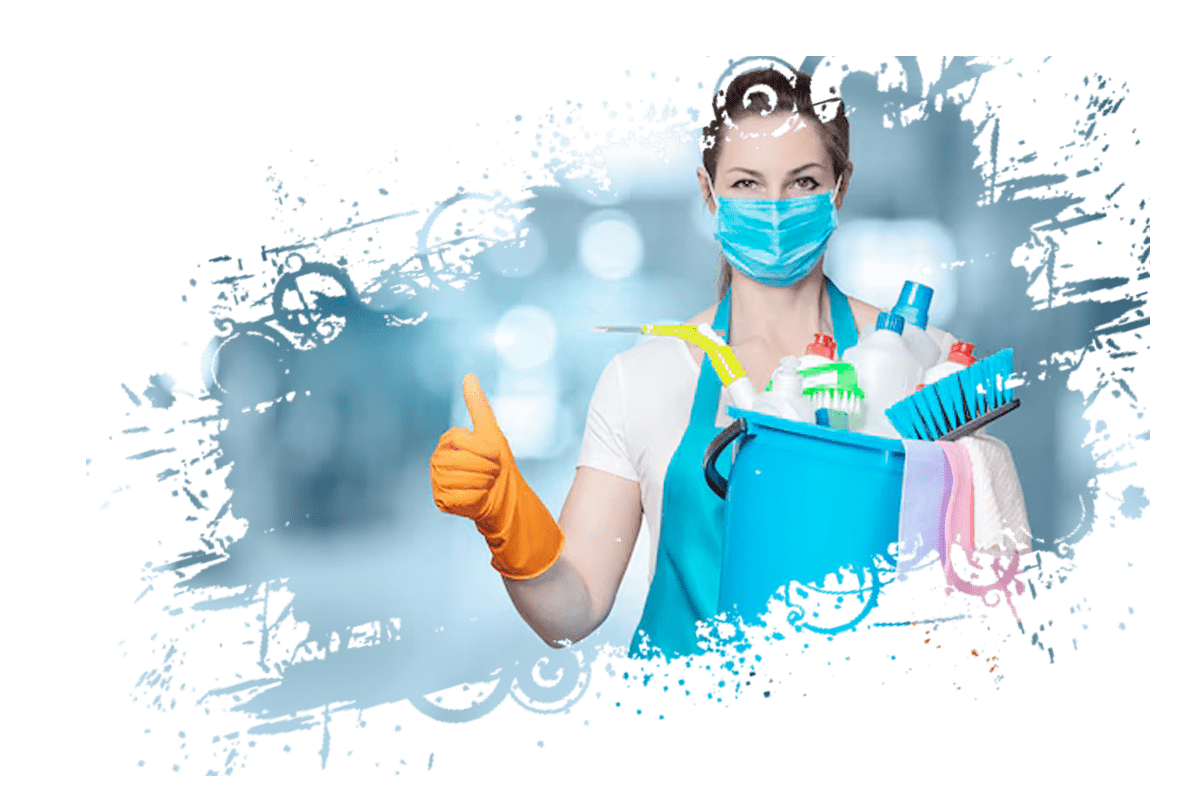 cleaning woman